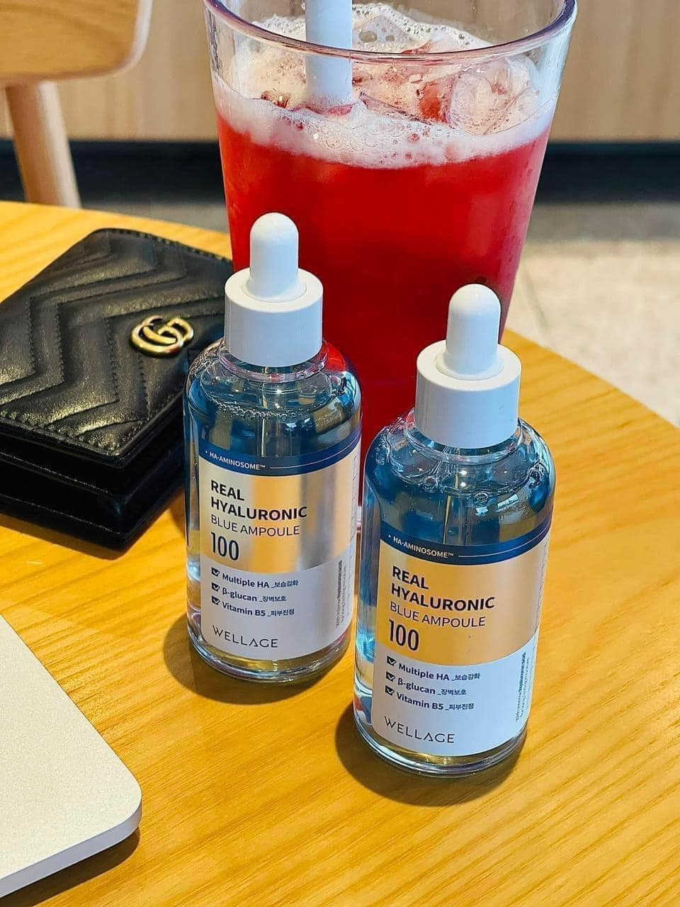 Serum Hàn Quốc Wellage Real Hyaluronic Blue Ampoule 75ml Cấp Ẩm Phục Hồi Da Serum Hàn Quốc Wellage Real Hyaluronic Blue Ampoule 75ml Cấp Ẩm Phục Hồi Da