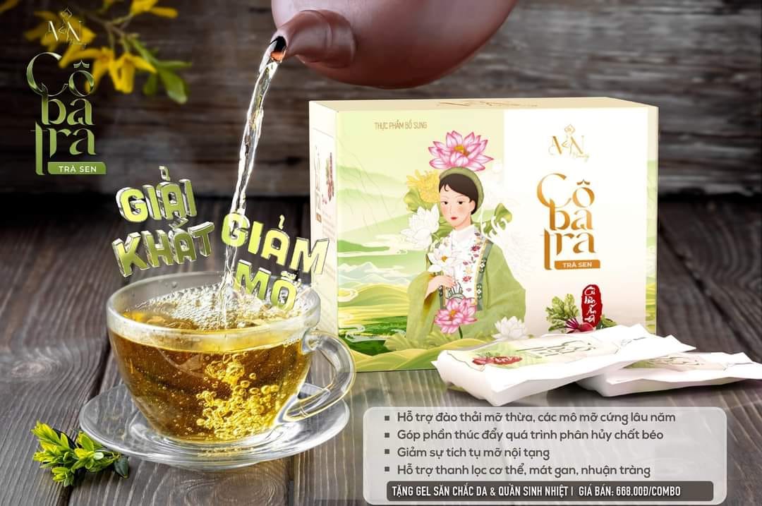 Trà Sen Giảm Mỡ Cô Ba Trà Mỹ Phẩm Đông Anh Trà Sen Giảm Mỡ Cô Ba Trà Mỹ Phẩm Đông Anh