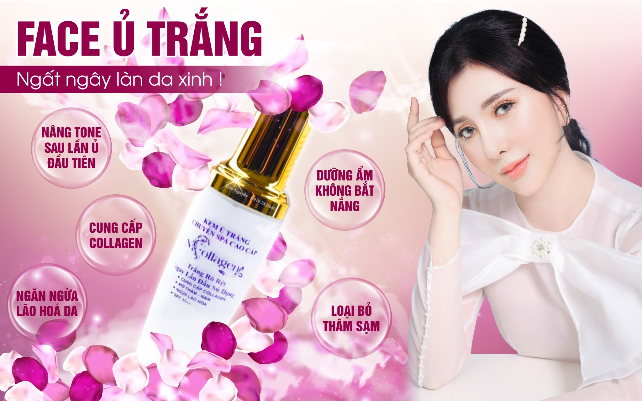 Người yêu thì không có Nhưng vẫn Ủ Trắng Face thì nhất định phải dùng Face N Collagen Người yêu thì không có Nhưng vẫn Ủ Trắng Face thì nhất định phải dùng Face N Collagen
