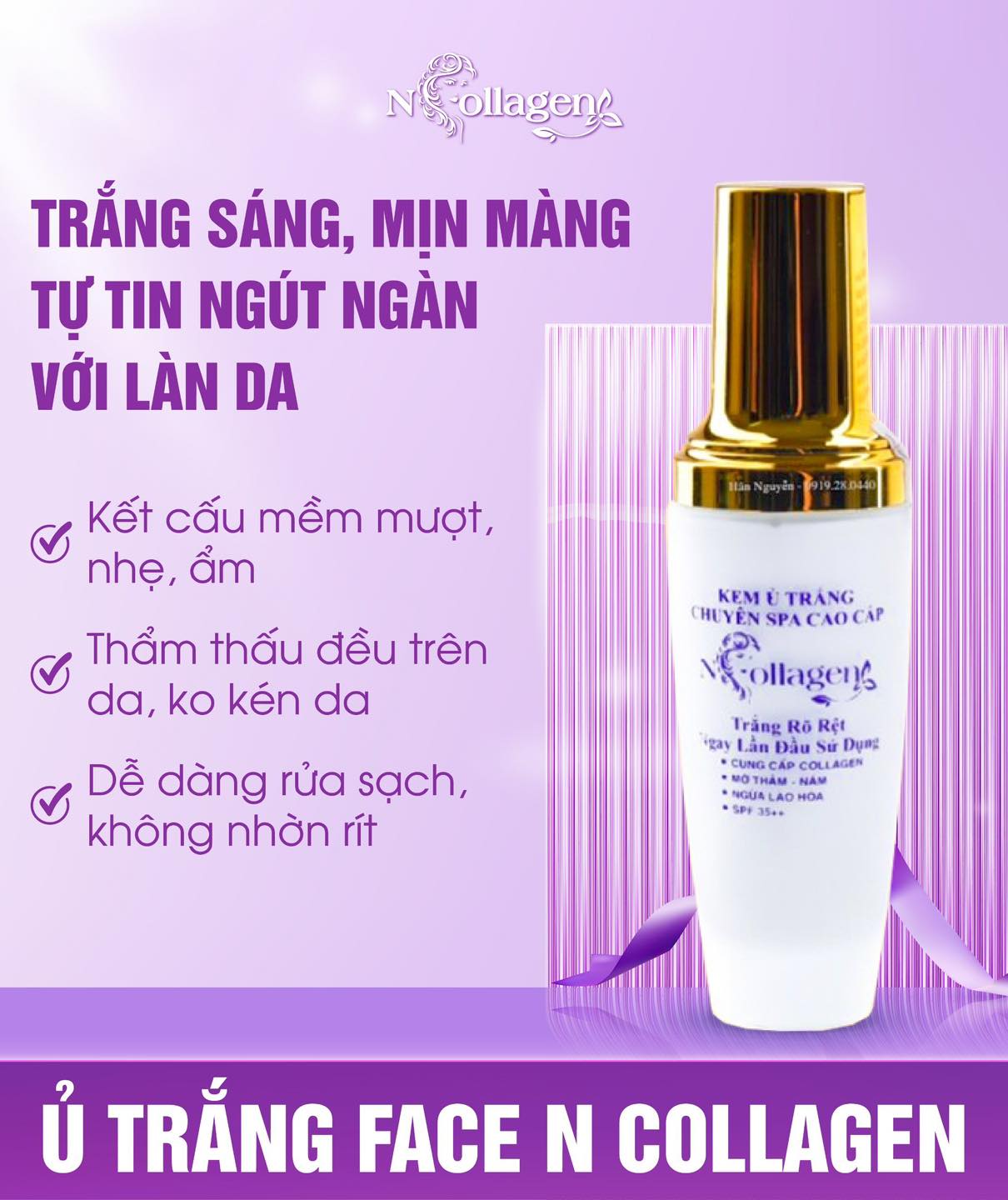 Người yêu thì không có Nhưng vẫn Ủ Trắng Face thì nhất định phải dùng Face N Collagen Người yêu thì không có Nhưng vẫn Ủ Trắng Face thì nhất định phải dùng Face N Collagen