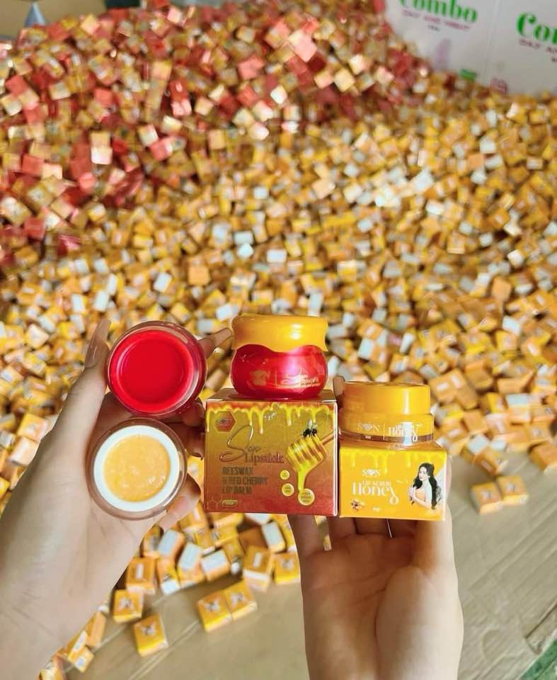 Combo Son Dưỡng Sáp Ong Kích Hồng Môi Lipstick Son Cosmetic Combo Son Dưỡng Sáp Ong Kích Hồng Môi Lipstick Son Cosmetic