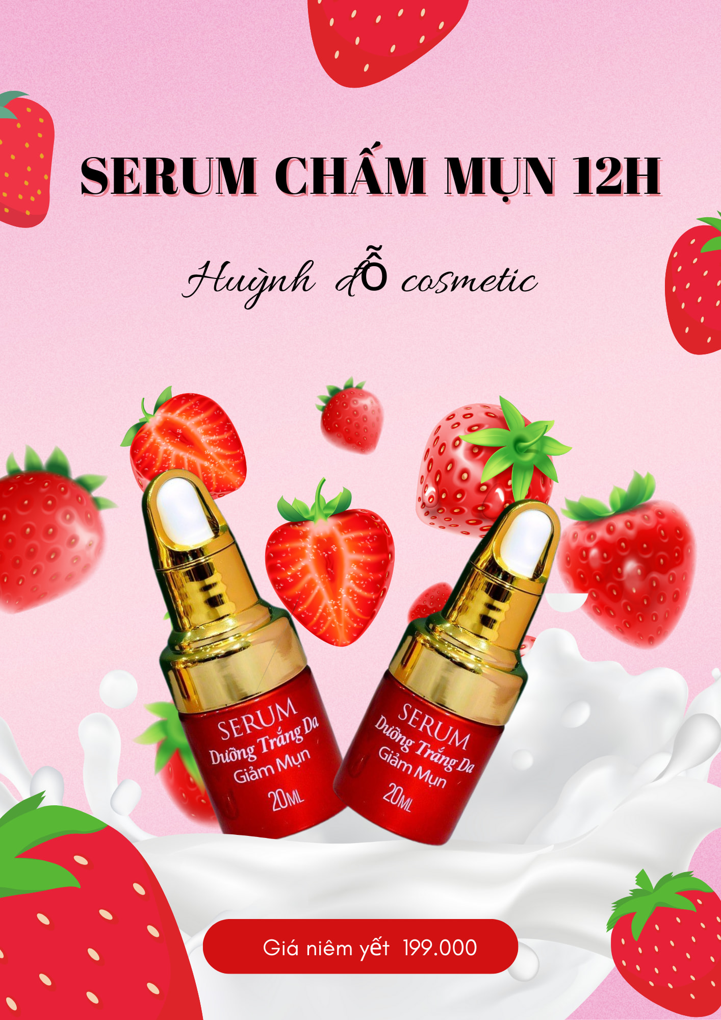 Serum Mụn Huỳnh Đỗ 20ml Serum Mụn Huỳnh Đỗ 20ml