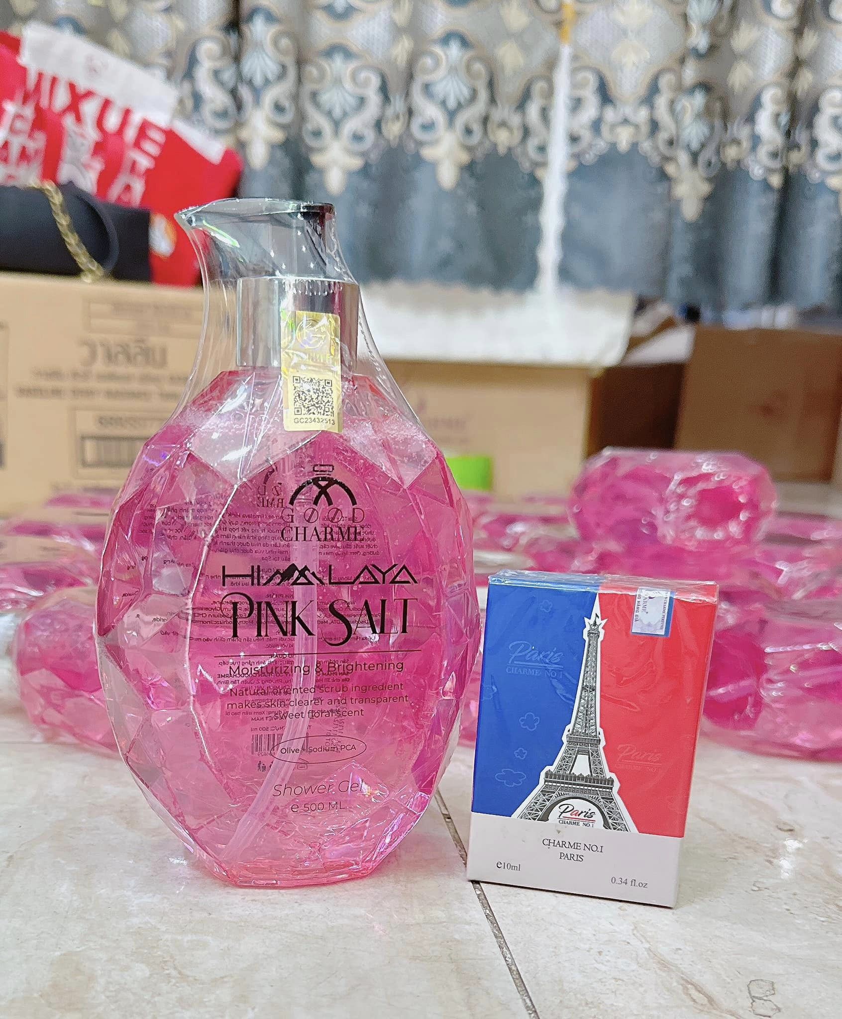 Sữa Tắm Muối Hồng GoodCharme Himalaya Pink Salt là dòng sản phẩm kết hợp hương thơm sang trọng quý phái