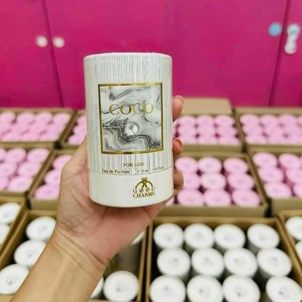 Nước hoa Cao cấp Good Charme CoCo trắng 25ml Mùi hương quyến rũ Nước hoa Cao cấp Good Charme CoCo trắng 25ml Mùi hương quyến rũ