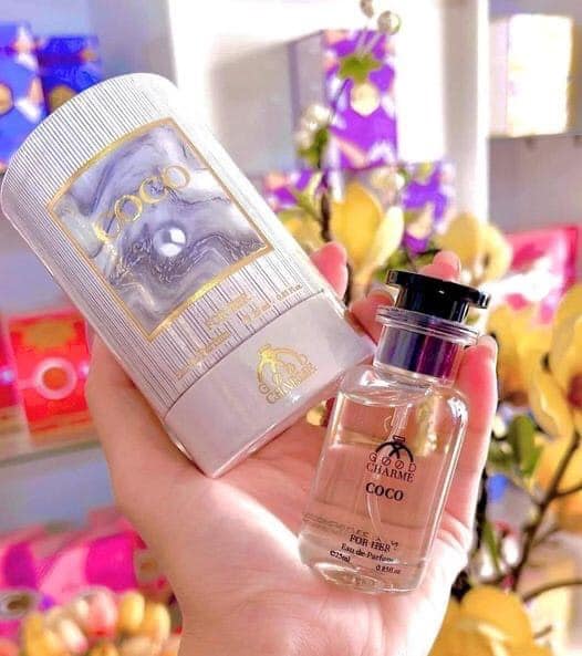 Nước hoa Cao cấp Good Charme CoCo trắng 25ml Mùi hương quyến rũ Nước hoa Cao cấp Good Charme CoCo trắng 25ml Mùi hương quyến rũ