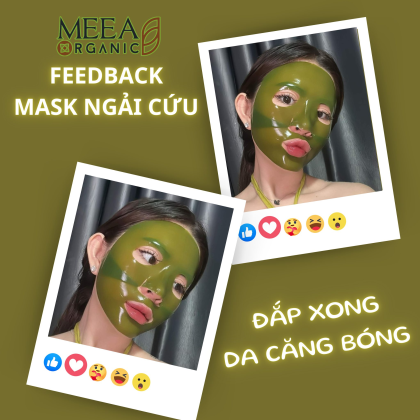 Mặt Nạ Thạch Collagen Meea Organic Màu Xanh Ngãi Cứu Mugwort Mask Hộp 5 Miếng Mặt Nạ Thạch Collagen Meea Organic Màu Xanh Ngãi Cứu Mugwort Mask Hộp 5 Miếng