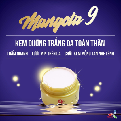Kem Body Mangota 9 Body Cream Super White Kem Body Mangota 9 Body Cream Super White