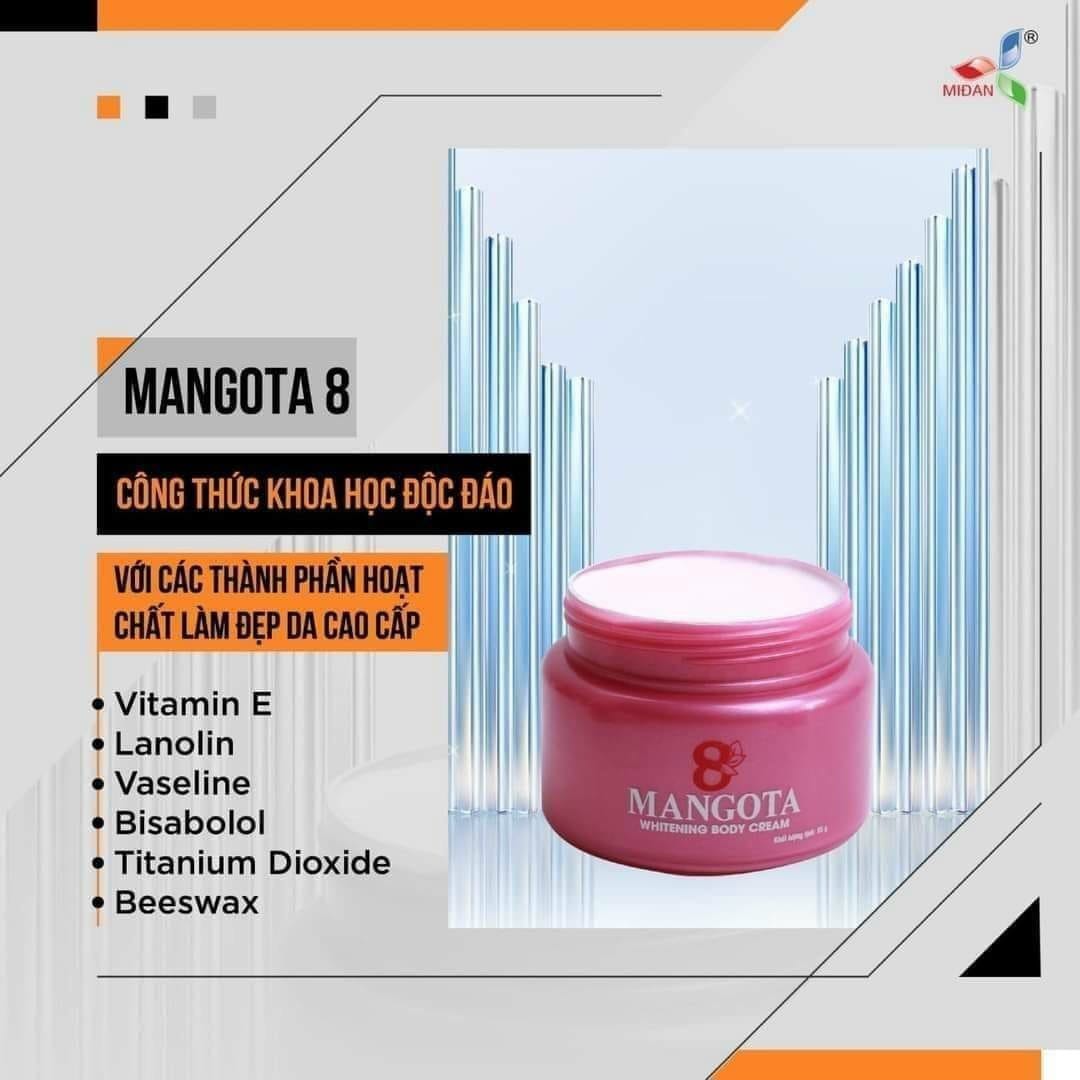 Kem Body Mangota 8 Whitening Body Cream Kem Body Mangota 8 Whitening Body Cream