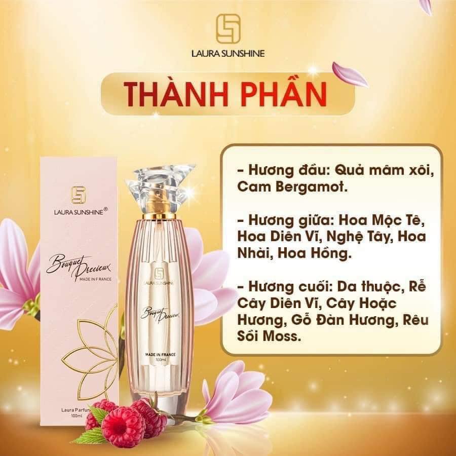 Nước Hoa Nữ Laura Sunshine Bouquet Precieux 100ml Nước Hoa Nữ Laura Sunshine Bouquet Precieux 100ml