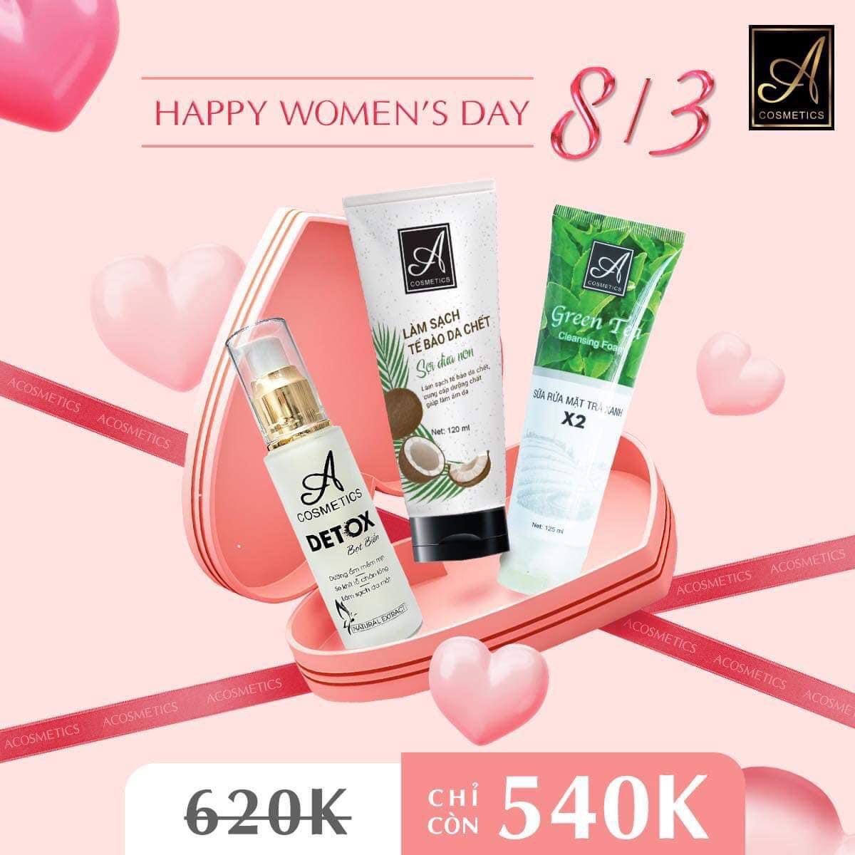 Qùa 8/3 gửi yêu thương cho một nửa thế giới Qùa 8/3 gửi yêu thương cho một nửa thế giới