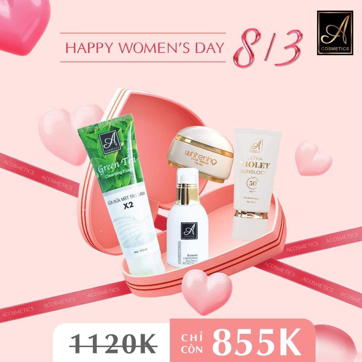 Qùa 8/3 gửi yêu thương cho một nửa thế giới Qùa 8/3 gửi yêu thương cho một nửa thế giới