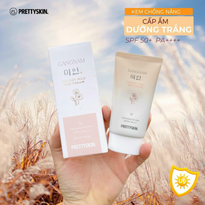 Kem Chống Nắng PrettySkin Watery Mild Cấp Ẩm Dưỡng Trắng Da