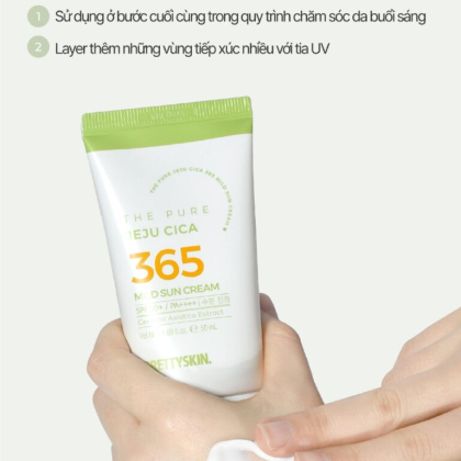 Kem Chống Nắng Prettyskin 365 Mild Sun Cream Phục Hồi Da Mỏng Yếu Kem Chống Nắng Prettyskin 365 Mild Sun Cream Phục Hồi Da Mỏng Yếu