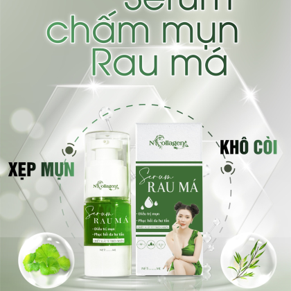 Serum Chấm Mụn Rau Má N Collagen