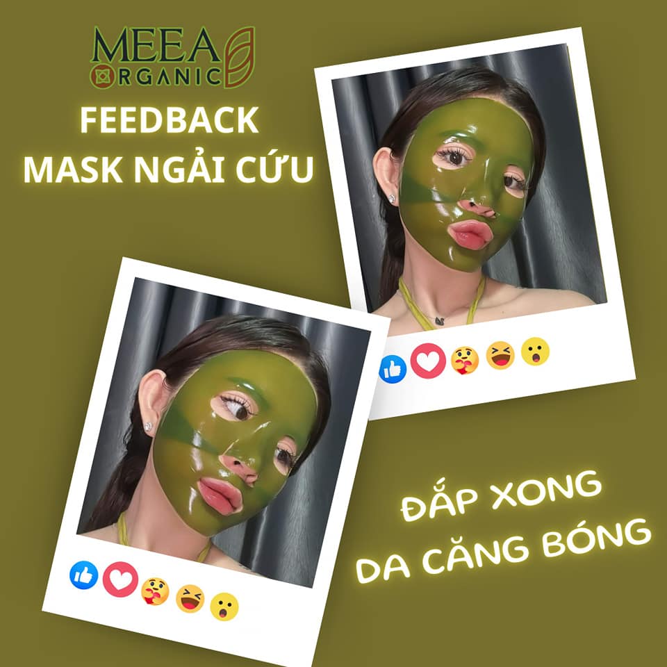 Mặt Nạ Thạch Collagen Meea Organic Màu Xanh Ngãi Cứu Mugwort Mask Hộp 5 Miếng Mặt Nạ Thạch Collagen Meea Organic Màu Xanh Ngãi Cứu Mugwort Mask Hộp 5 Miếng