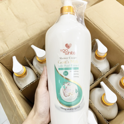 Sữa Tắm Nước Hoa Yoo White Hương Sữa Dê Và Ngọc Trai 1200ml Sữa Tắm Nước Hoa Yoo White Hương Sữa Dê Và Ngọc Trai 1200ml