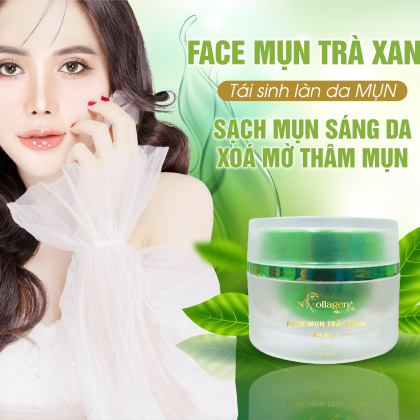 Kem Face Giảm Mụn Tinh Chất Trà Xanh N Collagen Kem Face Giảm Mụn Tinh Chất Trà Xanh N Collagen