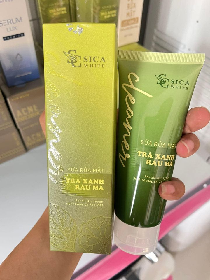 Sữa Rửa Mặt Sica White Trà Xanh Rau Má Sữa Rửa Mặt Sica White Trà Xanh Rau Má