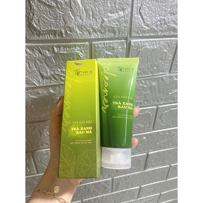 Sữa Rửa Mặt Sica White Trà Xanh Rau Má Sữa Rửa Mặt Sica White Trà Xanh Rau Má