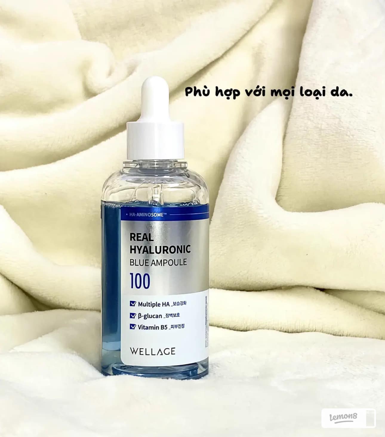 Serum dưỡng da Wellage Real Hyaluronic Blue Ampoule - 75ml cấp ẩm phục hồi dưỡng trắng Serum dưỡng da Wellage Real Hyaluronic Blue Ampoule - 75ml cấp ẩm phục hồi dưỡng trắng