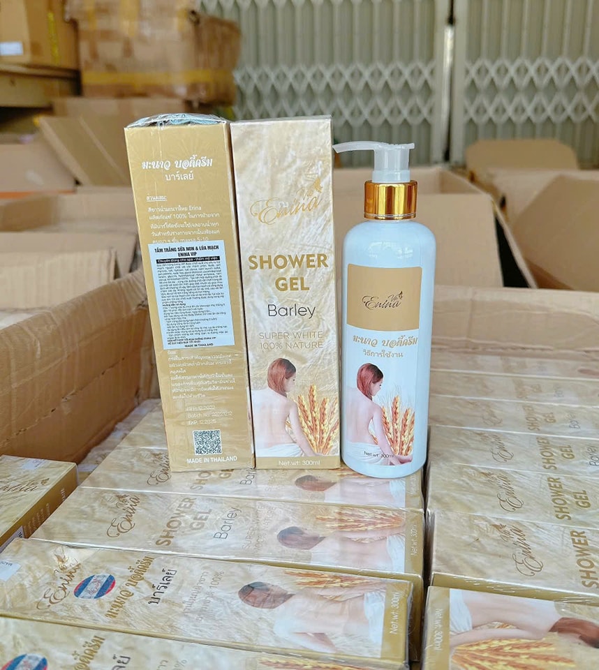 Sữa tắm Erina lúa mạch sữa non 300ml bất chấp mọi loại da Sữa tắm Erina lúa mạch sữa non 300ml bất chấp mọi loại da