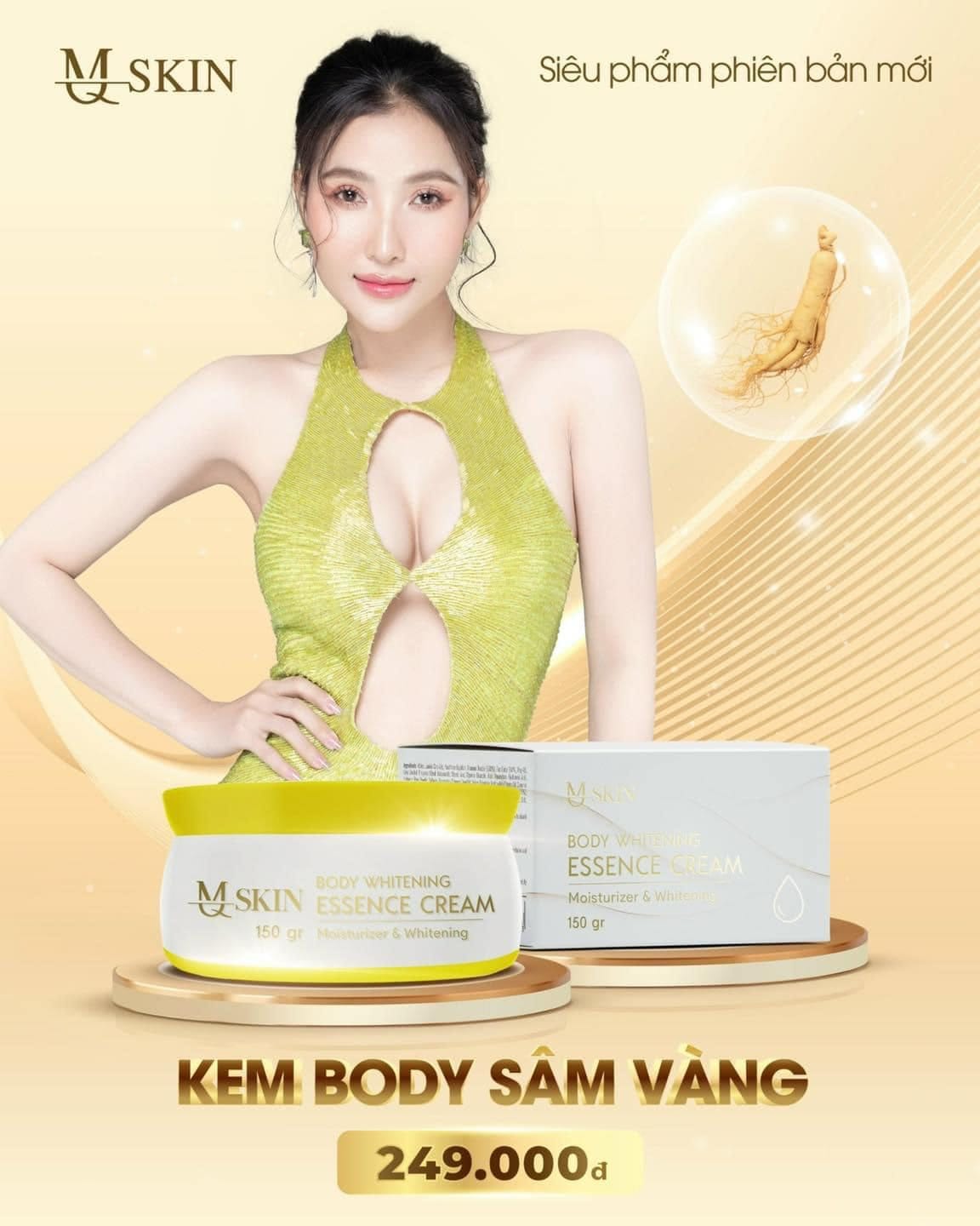 Chị em có công nhận là Kem Body Sâm Vàng MQ Skin Essence Cream xịn từ vỏ tới hộp tới chất luôn không ạ