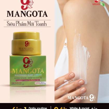 Kem Body Mangota 9 Body Cream Super White Kem Body Mangota 9 Body Cream Super White