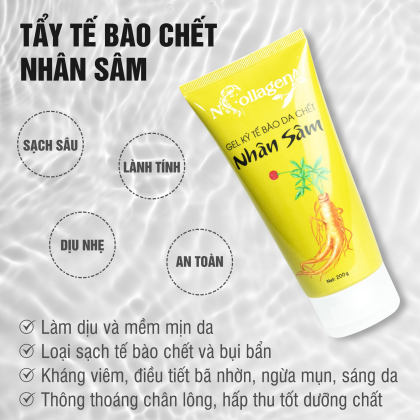 Tẩy Tế Bào Chết Nhân Sâm N Collagen Sử Dụng Cho Mặt Và Body Tẩy Tế Bào Chết Nhân Sâm N Collagen Sử Dụng Cho Mặt Và Body