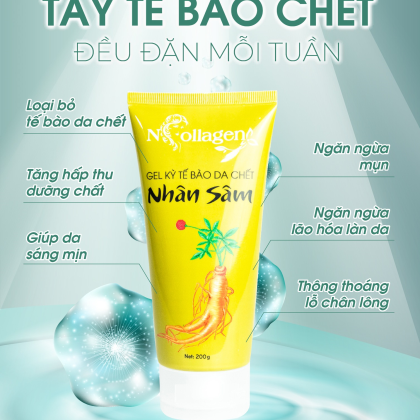Tẩy Tế Bào Chết Nhân Sâm N Collagen Sử Dụng Cho Mặt Và Body Tẩy Tế Bào Chết Nhân Sâm N Collagen Sử Dụng Cho Mặt Và Body