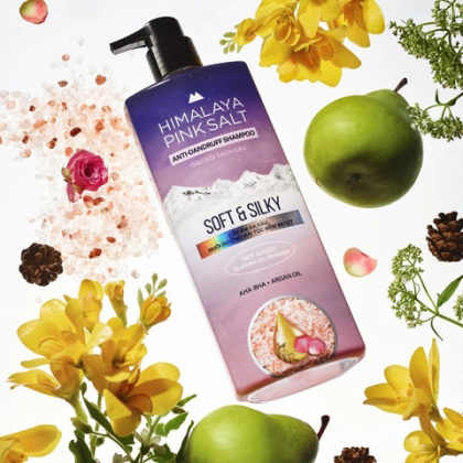 Dầu Gội Sạch Gàu Muối Hồng Himalaya Mềm Mượt Óng Ả Soft and Silky 650ml Dầu Gội Sạch Gàu Muối Hồng Himalaya Mềm Mượt Óng Ả Soft and Silky 650ml