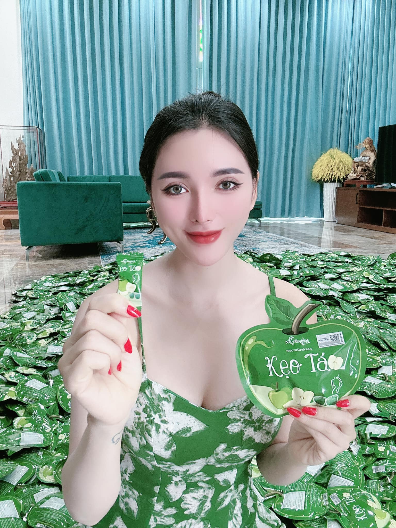 Giảm mỡ bụng không còn là cuộc chiến với Kẹo Táo Thải Mỡ Bụng N Collagen