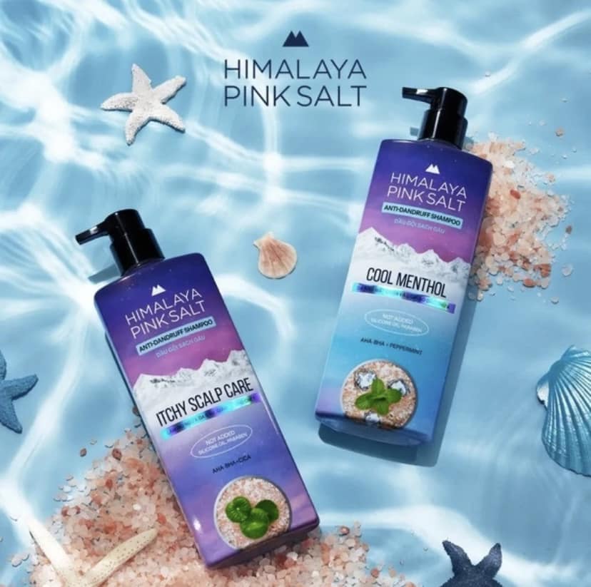 Dầu Gội Sạch Gàu Muối Hồng Ngăn Ngừa Gàu Giảm Ngứa Himalaya Pink Salt Mát Lạnh Bạc Hà Cool Menthol 650ml Dầu Gội Sạch Gàu Muối Hồng Ngăn Ngừa Gàu Giảm Ngứa Himalaya Pink Salt Mát Lạnh Bạc Hà Cool Menthol 650ml