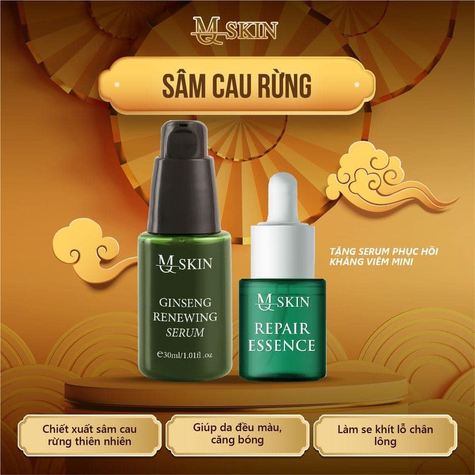 Combo Tái Tạo Sâm Cau Rừng MQ Skin Combo Tái Tạo Sâm Cau Rừng MQ Skin