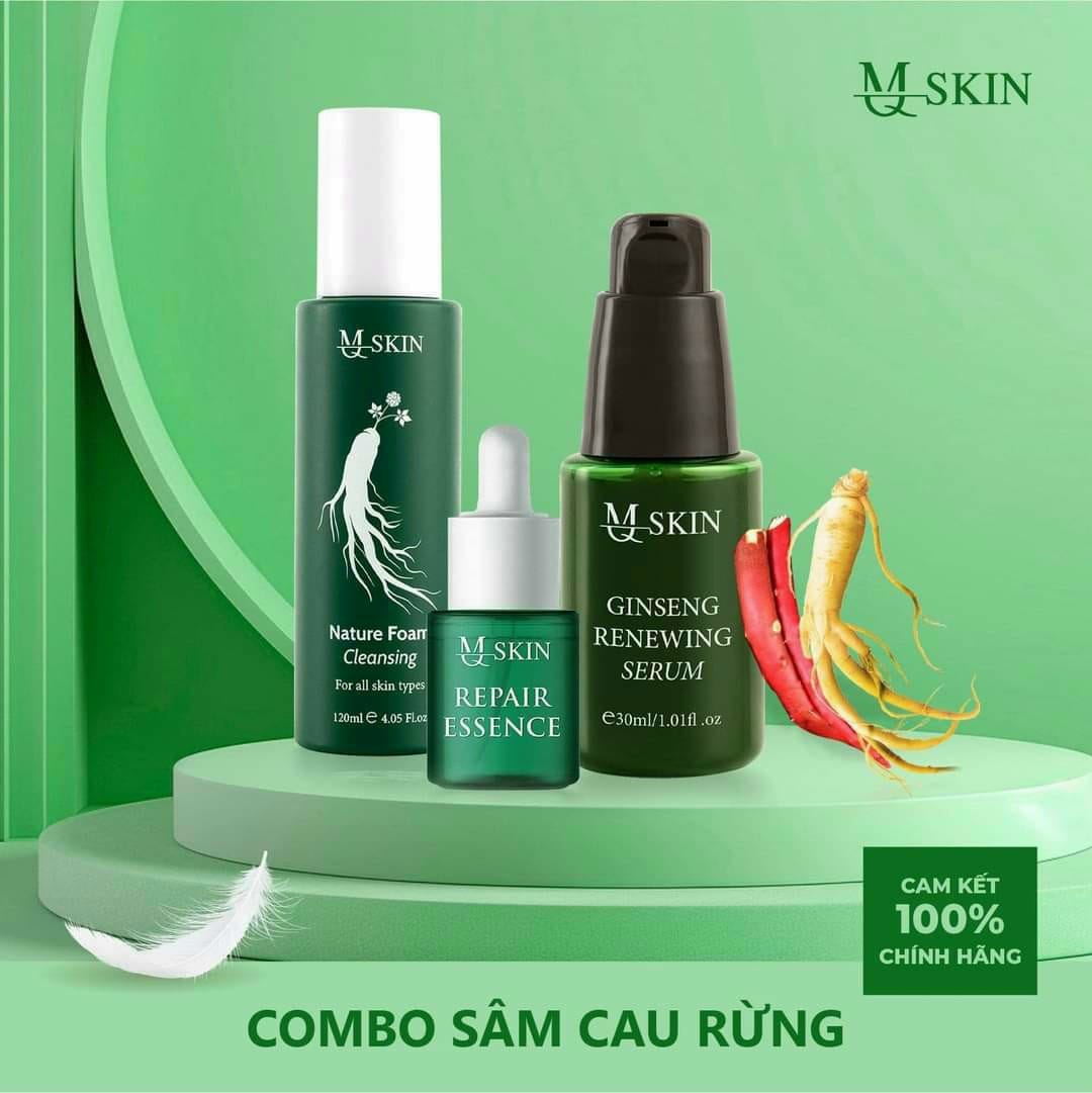 Combo Tái Tạo Sâm Cau Rừng MQ Skin Combo Tái Tạo Sâm Cau Rừng MQ Skin