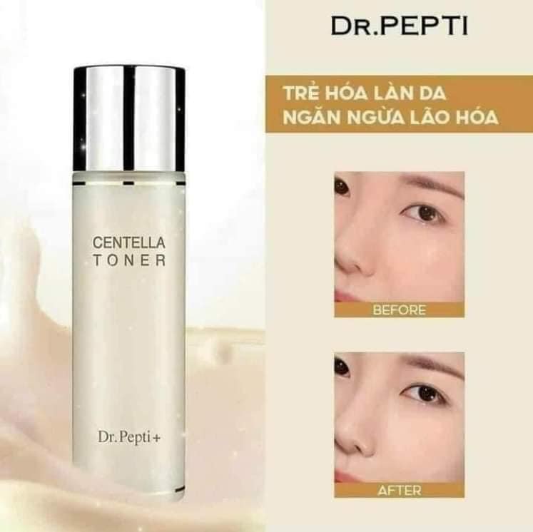 Nước hoa hồng Dr.Pepti Centella Toner sẽ làm chậm các quá trình lão hóa da Nước hoa hồng Dr.Pepti Centella Toner sẽ làm chậm các quá trình lão hóa da