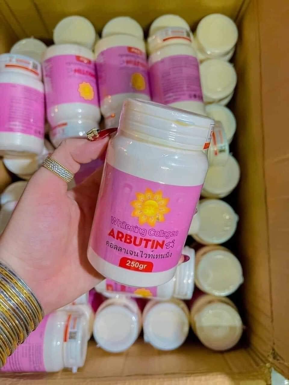 Kem Kích Trắng Abutine 500g Màu Hồng Kem Kích Trắng Abutine 500g Màu Hồng
