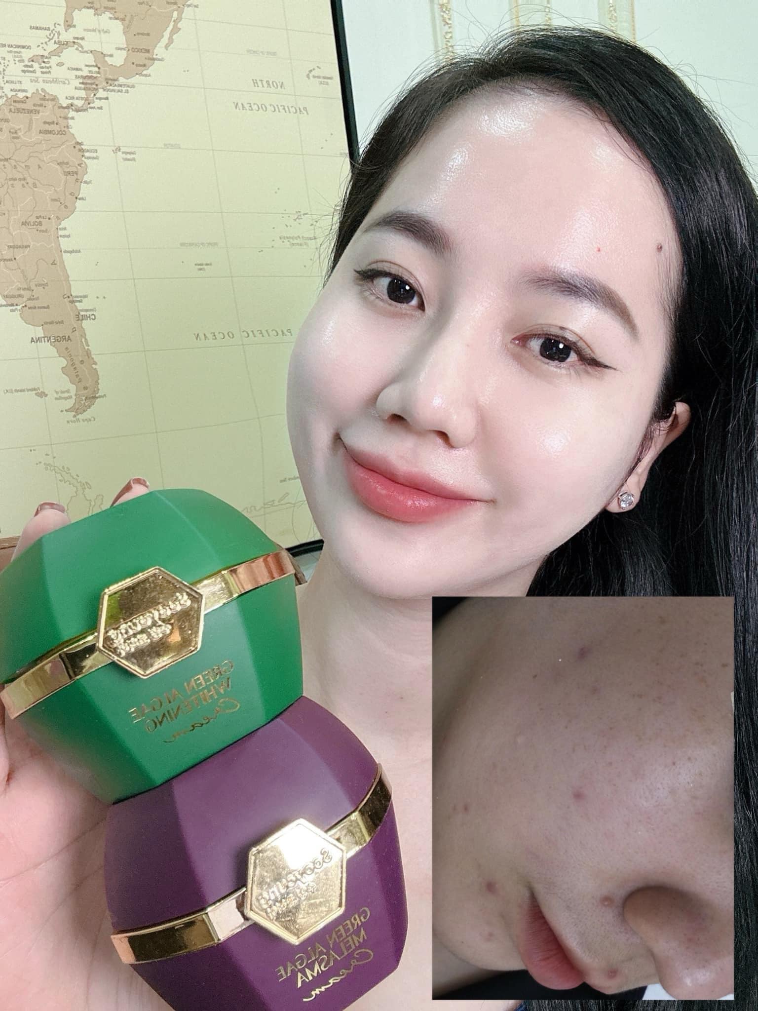 Combo Face Ngày Lục Tảo Soo Young Mini + Face Đêm Lục Tảo Soo Young Mini - Combo Face Ngày Lục Tảo Soo Young Mini + Face Đêm Lục Tảo Soo Young Mini -