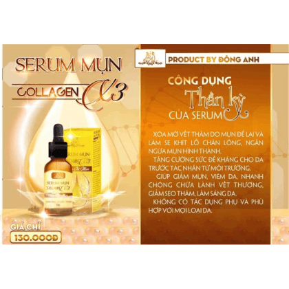 Serum Giảm Mụn Collagen X3 Mỹ Phẩm Đông Anh Serum Giảm Mụn Collagen X3 Mỹ Phẩm Đông Anh
