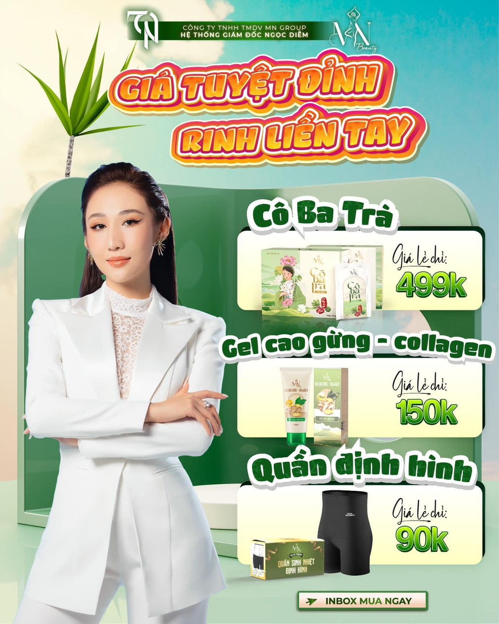 Trà Giảm mỡ - Cô Ba Trà