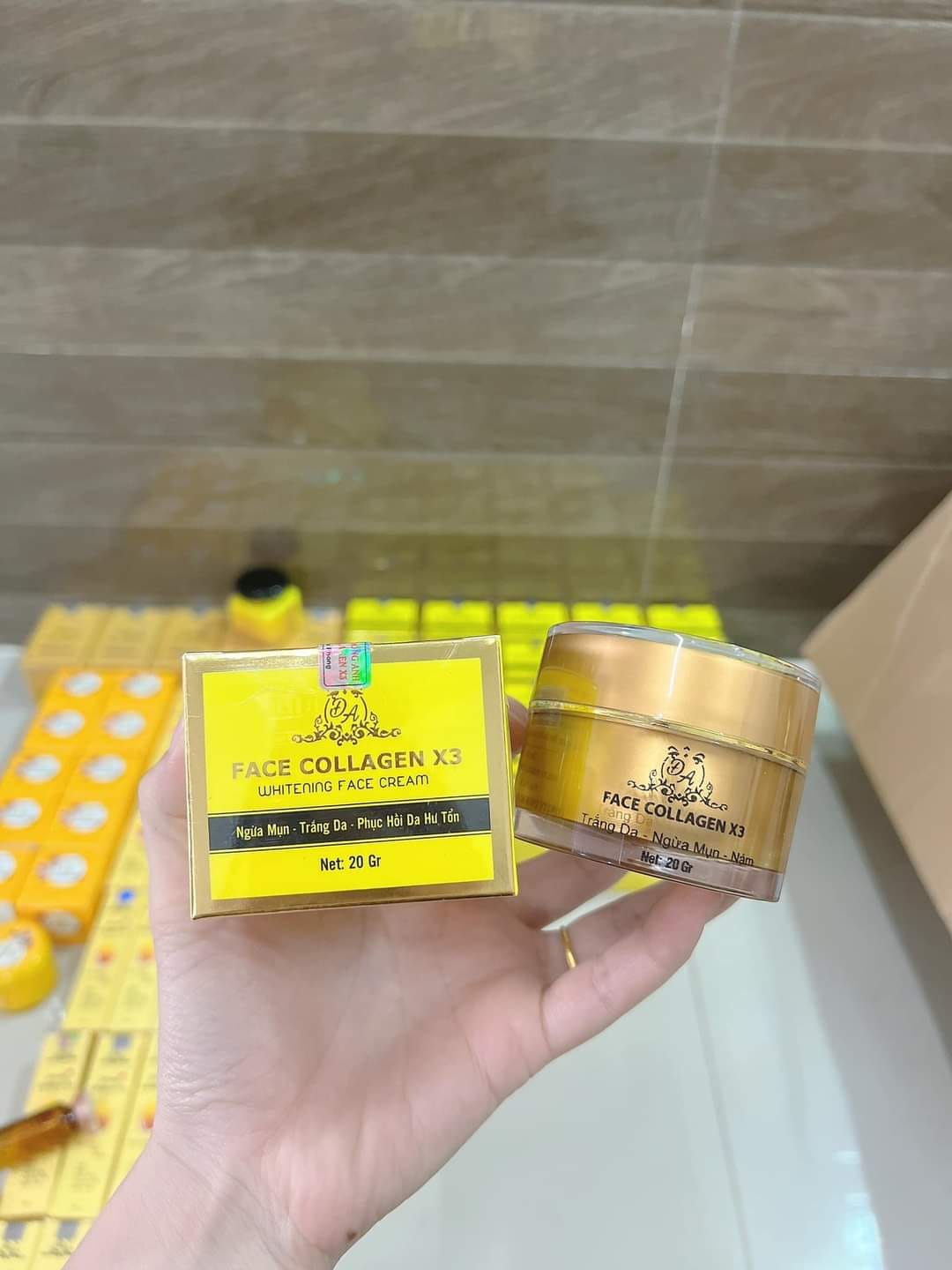 Kem Face Collagen X3 Mỹ Phẩm Đông Anh trị Thâm Mụn Nám Tàn nhang căng bóng