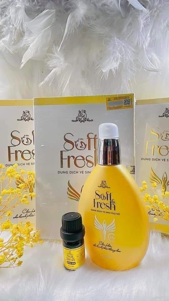 Dung Dịch Vệ Sinh Phụ Nữ Soft Fresh Mỹ Phẩm Đông Anh Collagen X3