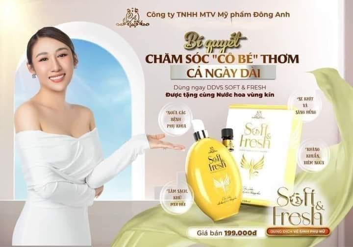Dung Dịch Vệ Sinh Phụ Nữ Soft Fresh Mỹ Phẩm Đông Anh Collagen X3 Dung Dịch Vệ Sinh Phụ Nữ Soft Fresh Mỹ Phẩm Đông Anh Collagen X3
