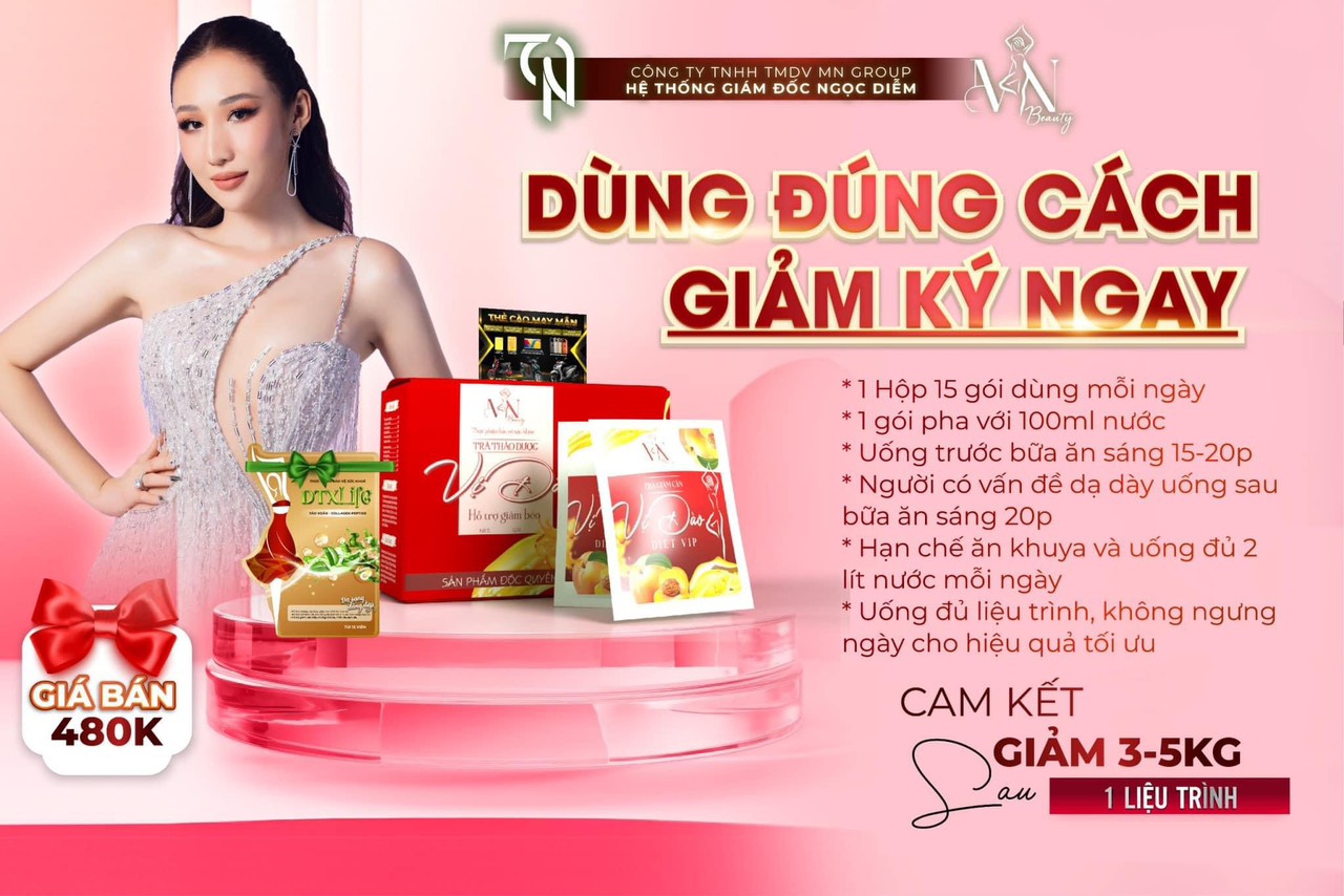 Trà Giảm Cân Vị Đào Mỹ Phẩm Đông Anh