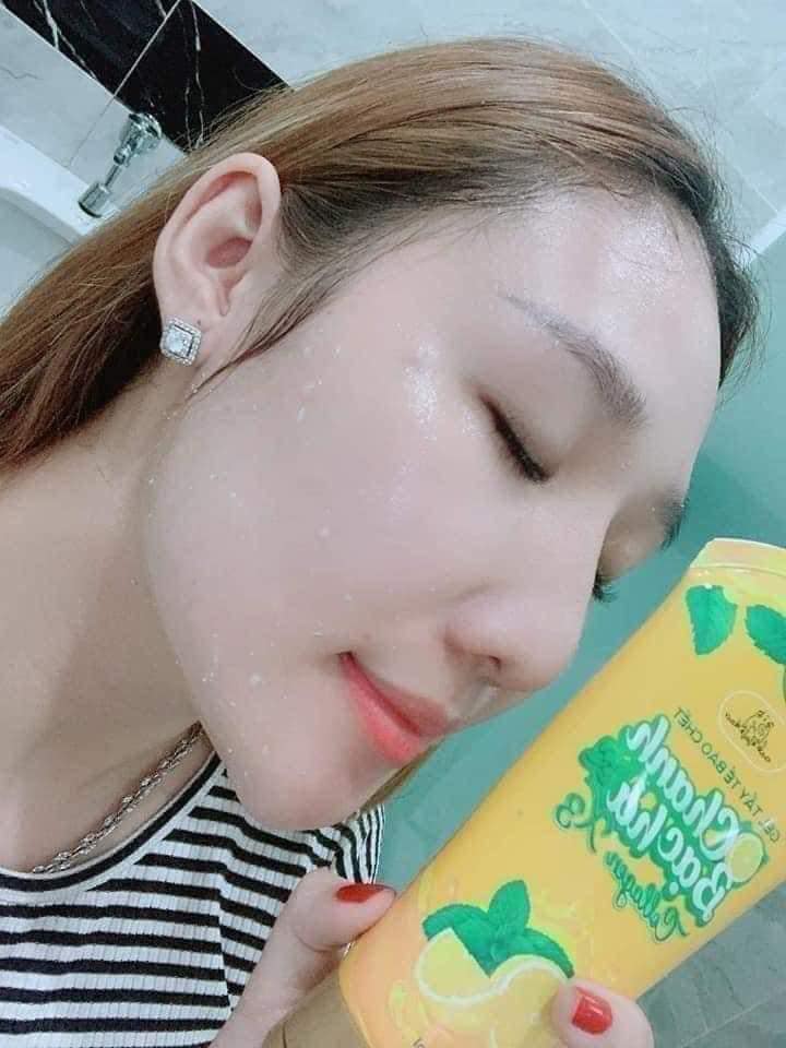 Gel Tẩy Tế Bào Chết Chanh Bạc Hà Collagen X3 Gel Tẩy Tế Bào Chết Chanh Bạc Hà Collagen X3