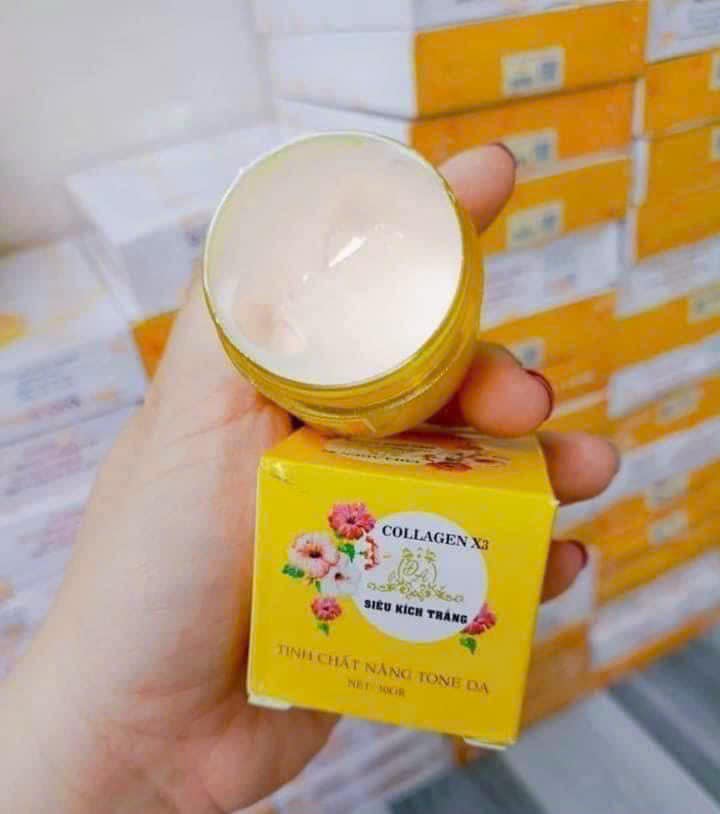 kem kích trắng Collagen X3 Thẩm thấu nhanh qua bề mặt da kem kích trắng Collagen X3 Thẩm thấu nhanh qua bề mặt da