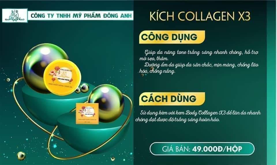 kem kích trắng Collagen X3 Thẩm thấu nhanh qua bề mặt da kem kích trắng Collagen X3 Thẩm thấu nhanh qua bề mặt da