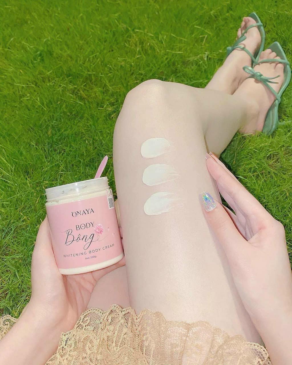 Kem Body Bông Onaya 150g dưỡng trắng siêu mịn cho body Kem Body Bông Onaya 150g dưỡng trắng siêu mịn cho body