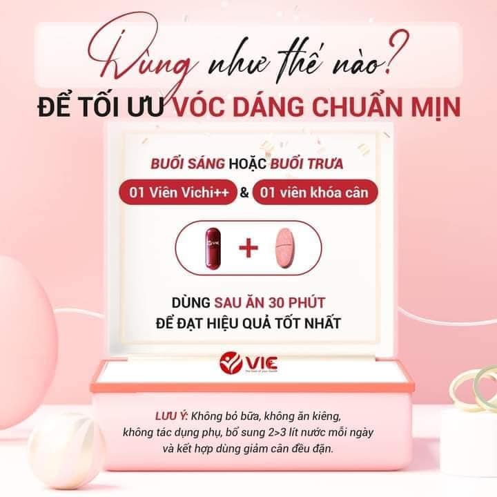 Siêu phẩm trị lờn Viên Uống Giảm Cân Vichi++ VIC Organic Siêu phẩm trị lờn Viên Uống Giảm Cân Vichi++ VIC Organic