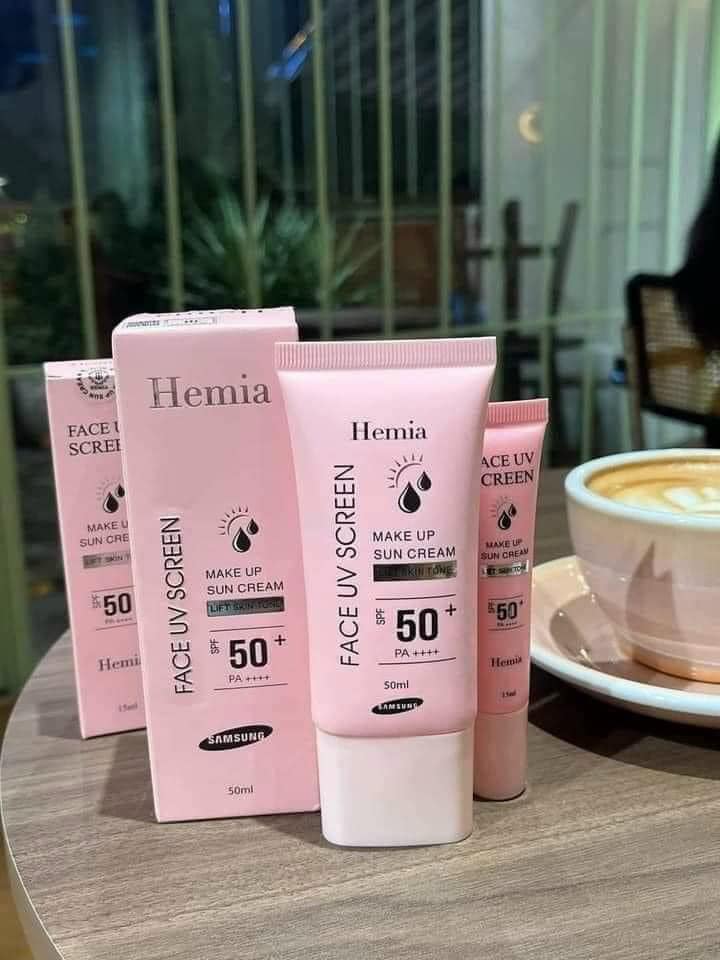1 chiếc kem chống nắng vạn người mê nè Kem Chống Nắng Hemia Hàn Quốc 1 chiếc kem chống nắng vạn người mê nè Kem Chống Nắng Hemia Hàn Quốc