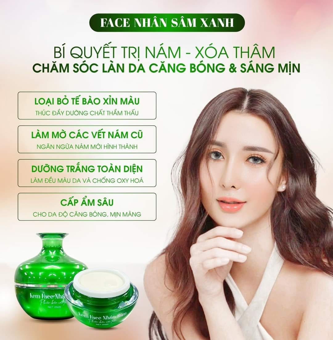 Trị nám nhiều năm không bằng một lần dùng đúng Face Nhân Sâm Trị nám nhiều năm không bằng một lần dùng đúng Face Nhân Sâm